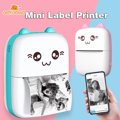 Mini impresora de bolsillo, impresora térmica inalámbrica