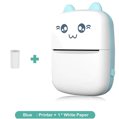Mini impresora de bolsillo, impresora térmica inalámbrica