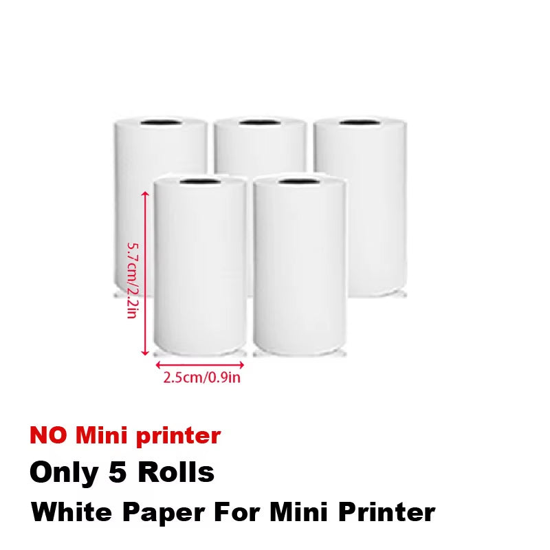 Mini impresora de bolsillo, impresora térmica inalámbrica