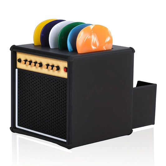 Mini Amplificador Porta-Púas – Organizador de Plectros para Guitarristas