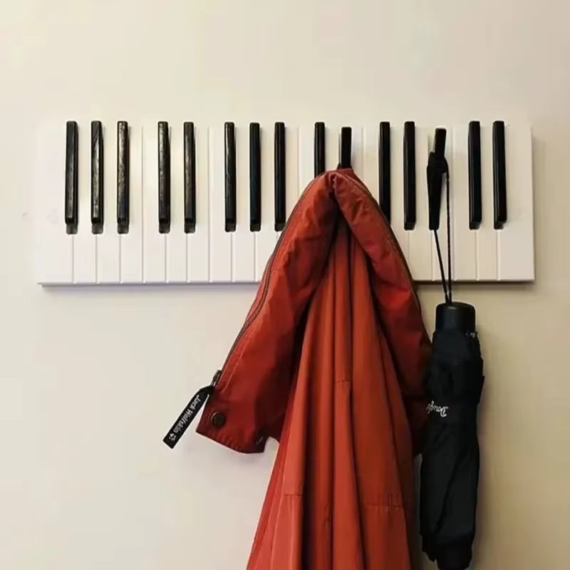 Perchero Teclado de Piano – Decoración Funcional para Amantes de la Música