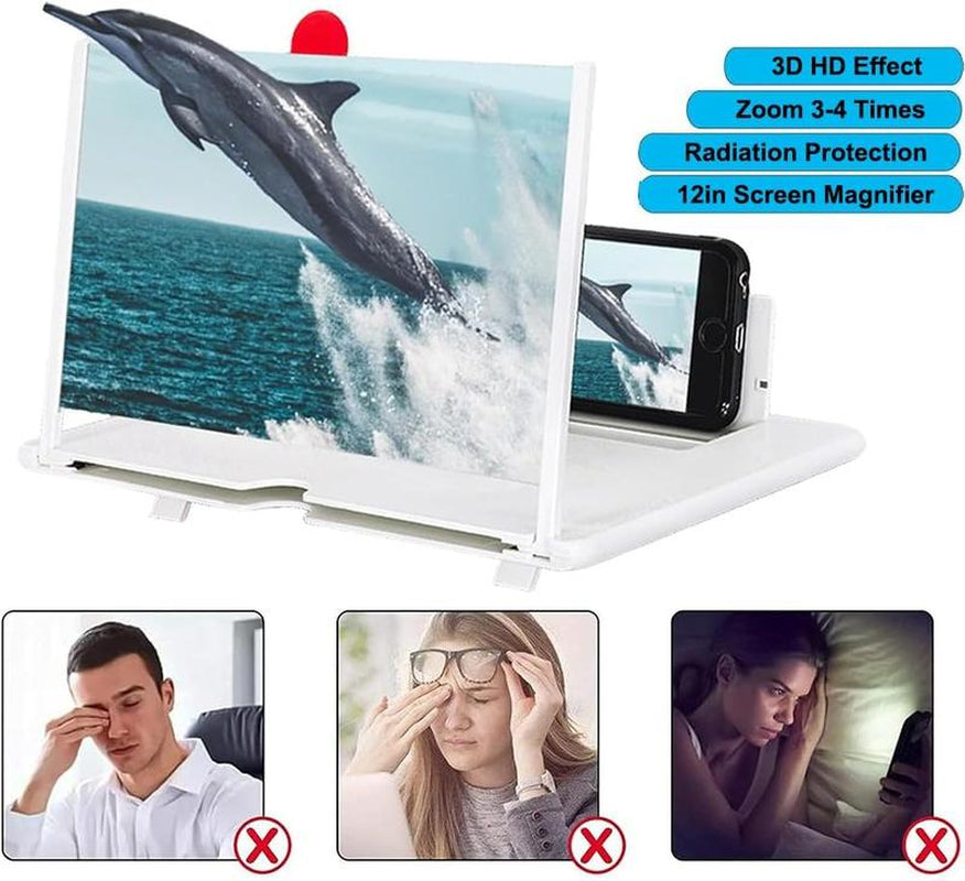 Lupa de pantalla para teléfono móvil de 12"