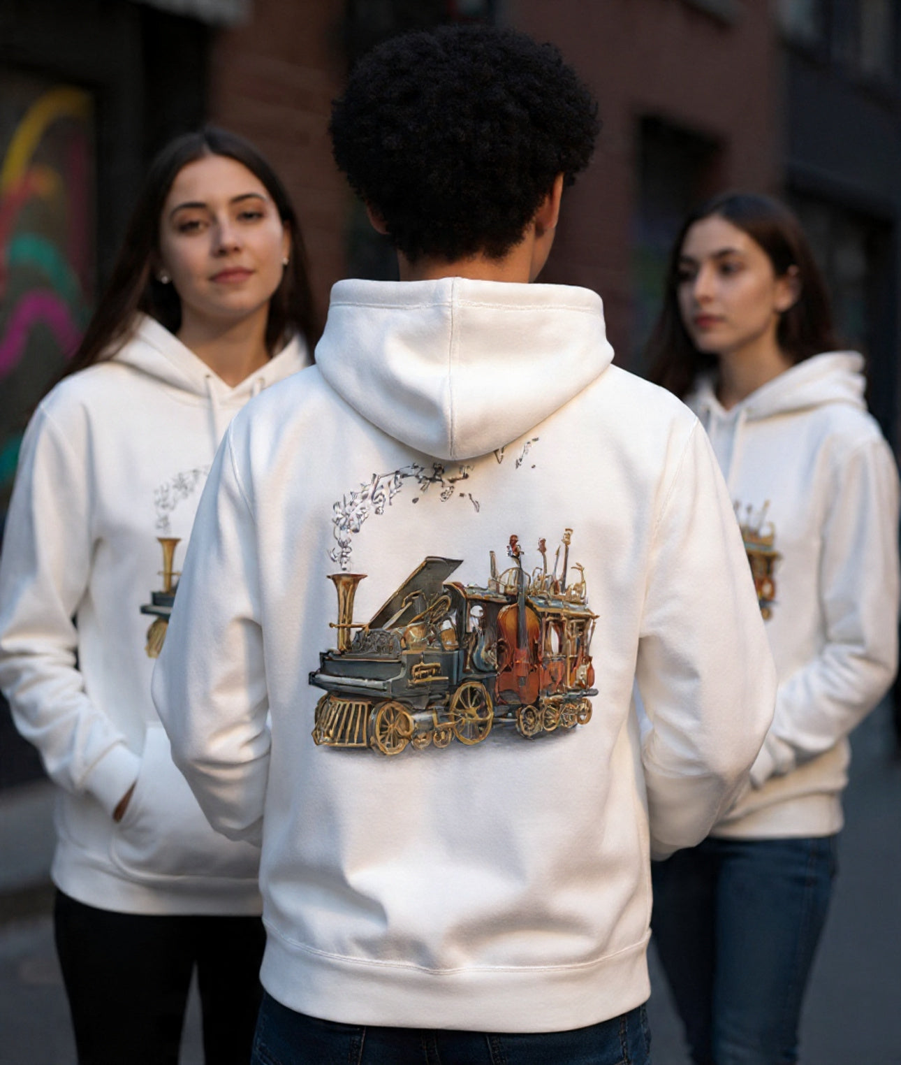 Sudadera Unisex Music Train