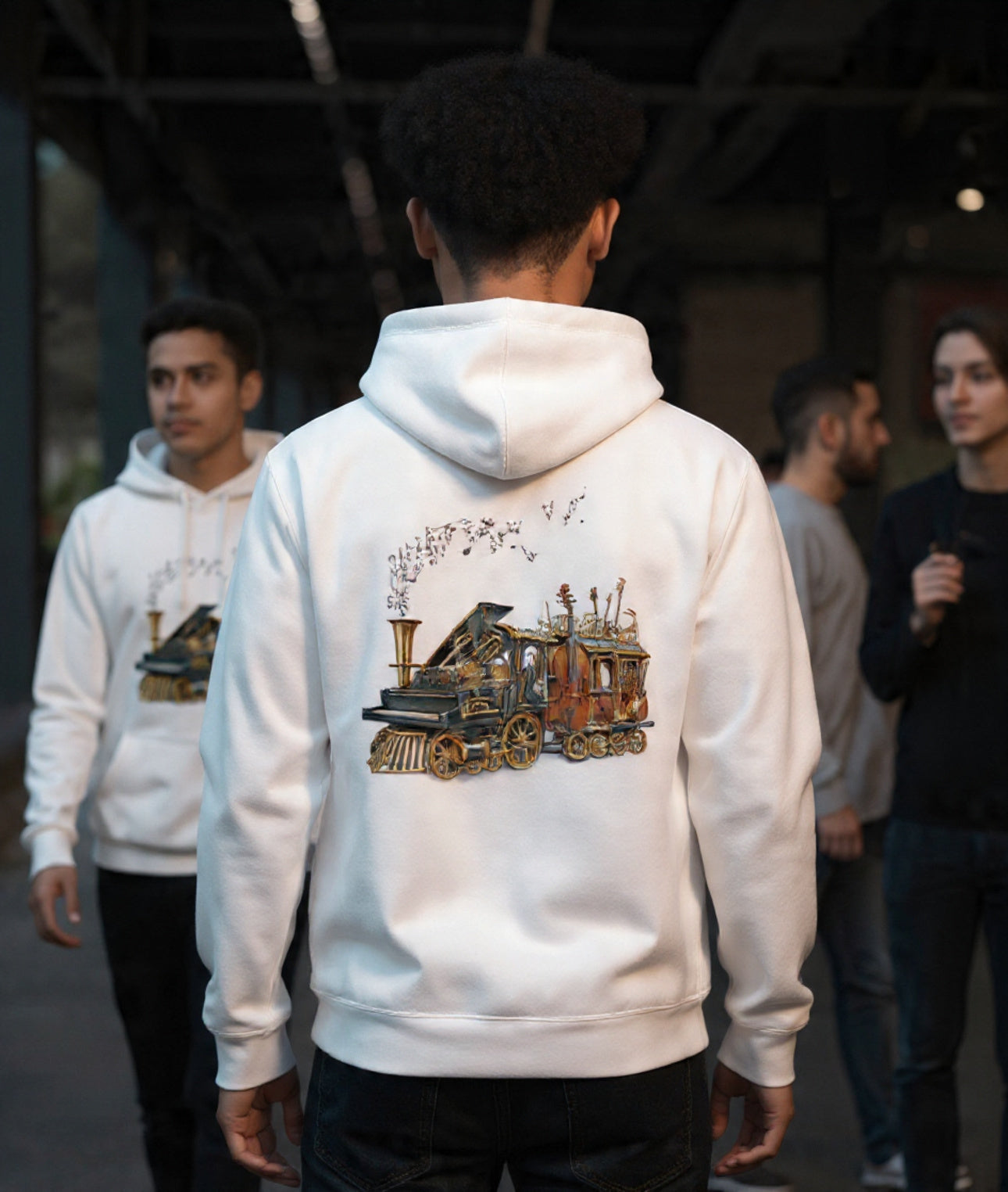 Sudadera Unisex Music Train